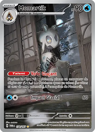 Carte Pokémon Momartik  n°174 de la série Mascarade Crépusculaire