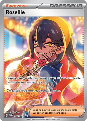 Carte Pokémon Roseille n°217 de la série Mascarade Crépusculaire