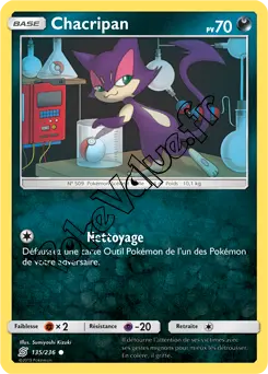 Carte Pokémon Chacripan n°135 de la série Harmonie des Esprits