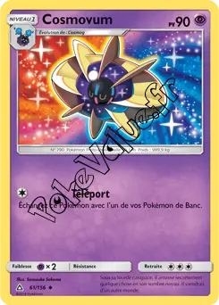 Carte Pokémon Cosmovum  n°61 de la série Ultra-Prisme