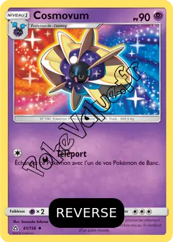 Carte Pokémon Cosmovum  Reverse n°61 de la série Ultra-Prisme