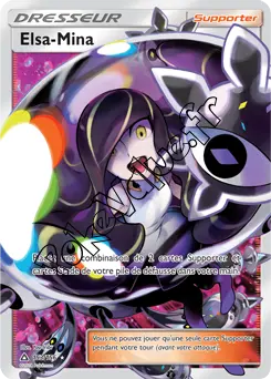 Carte Pokémon Elsa Mina n°153 de la série Ultra-Prisme