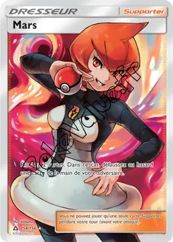 Carte Pokémon Mars n°154 de la série Ultra-Prisme